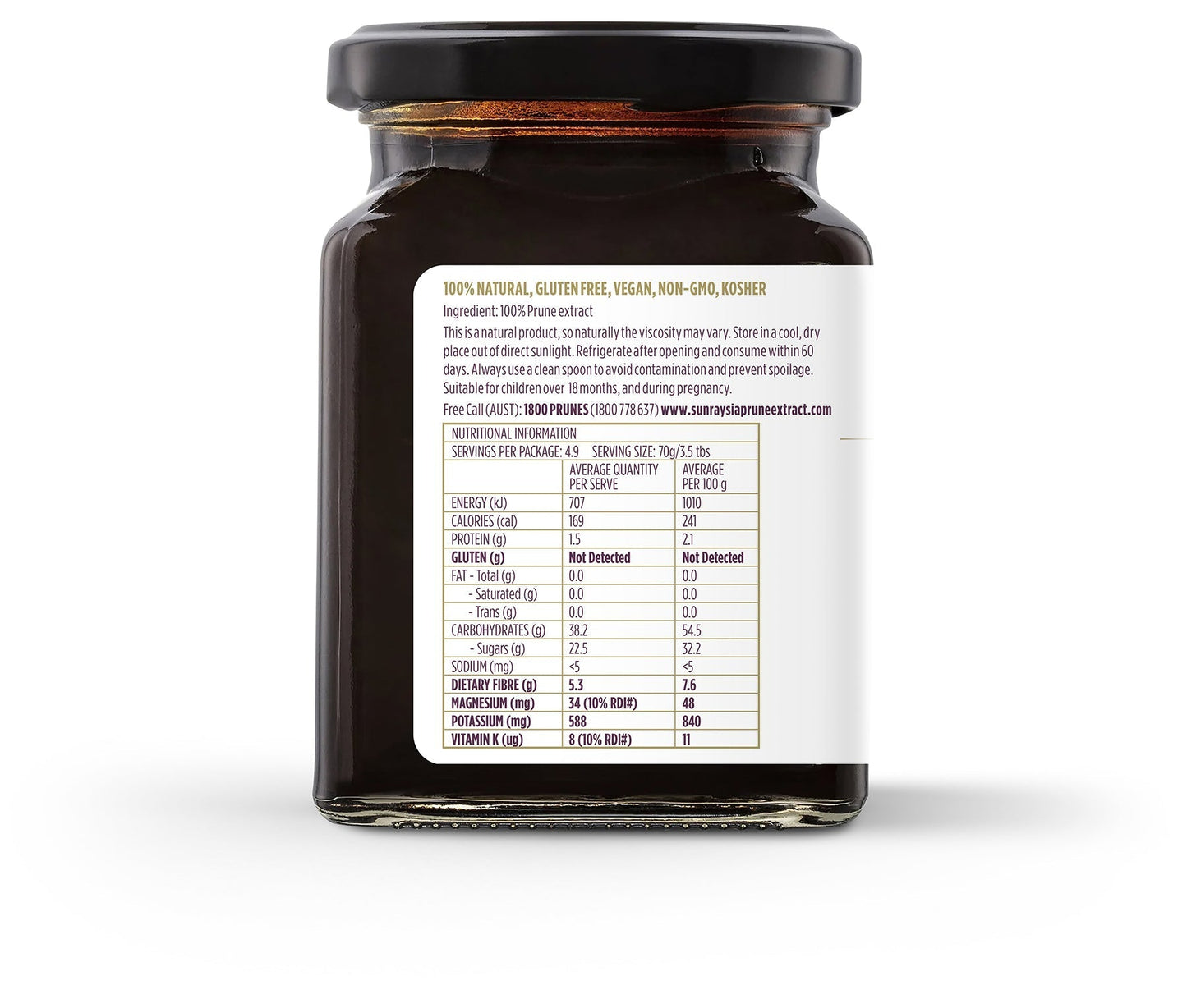 Sunraysia Prune Extract - Natural Constipation Relief 🌿